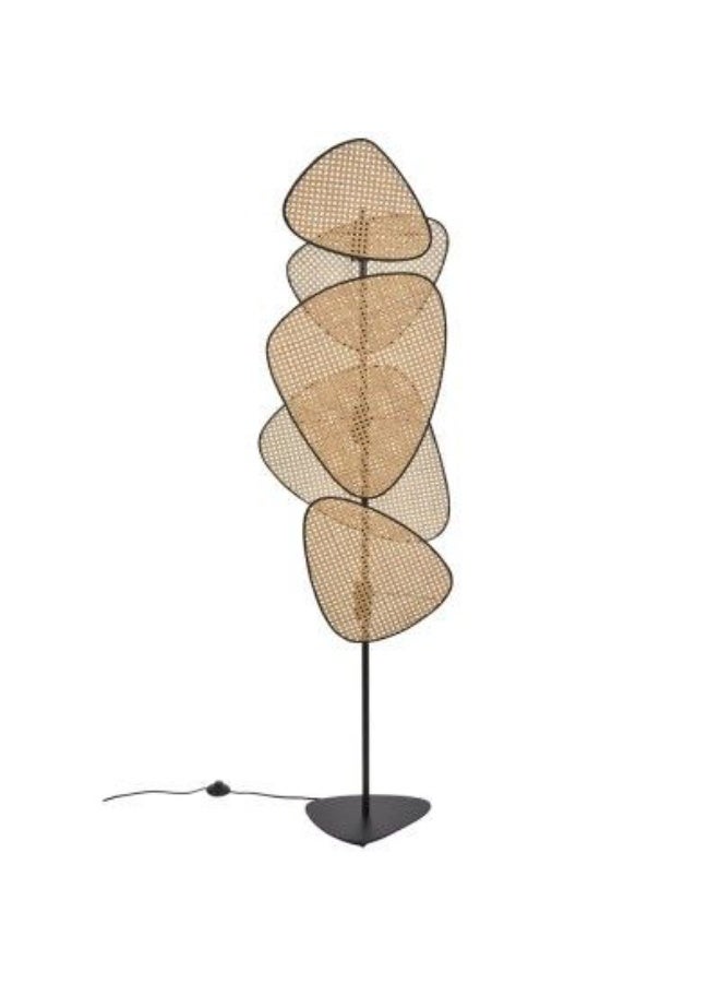 Boho Rattan Floor Lamp ARKF2 40 x 165 cm