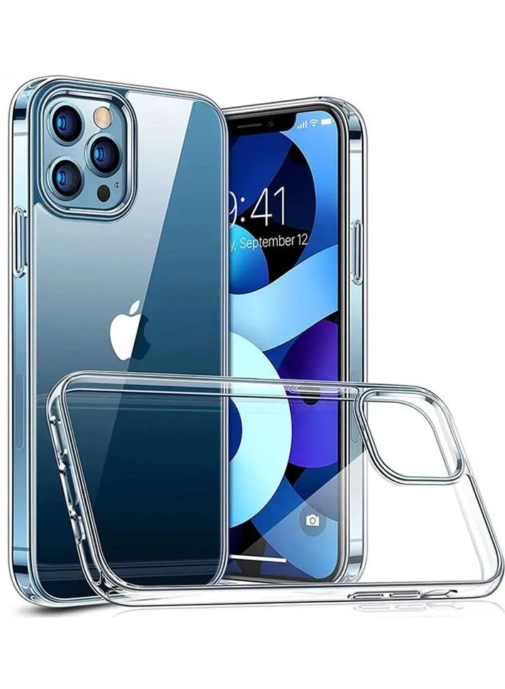 Space I Phone 15 Pro Clear transparent TPU Case, Cover ,  Scratch & Yellowing Resistant, Drop Protection - Image 4