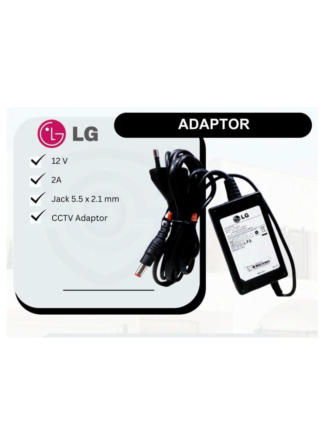 إل جي Lg Ac Adapter 5.5 MM 24W
