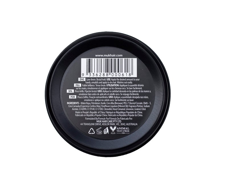 MUK. Haircare Hard Brutal Hold Styling Mud, Hair Product, Hair Mud for Men, Brutal Hold, Low Sheen Finish - 1.7oz - Image 4