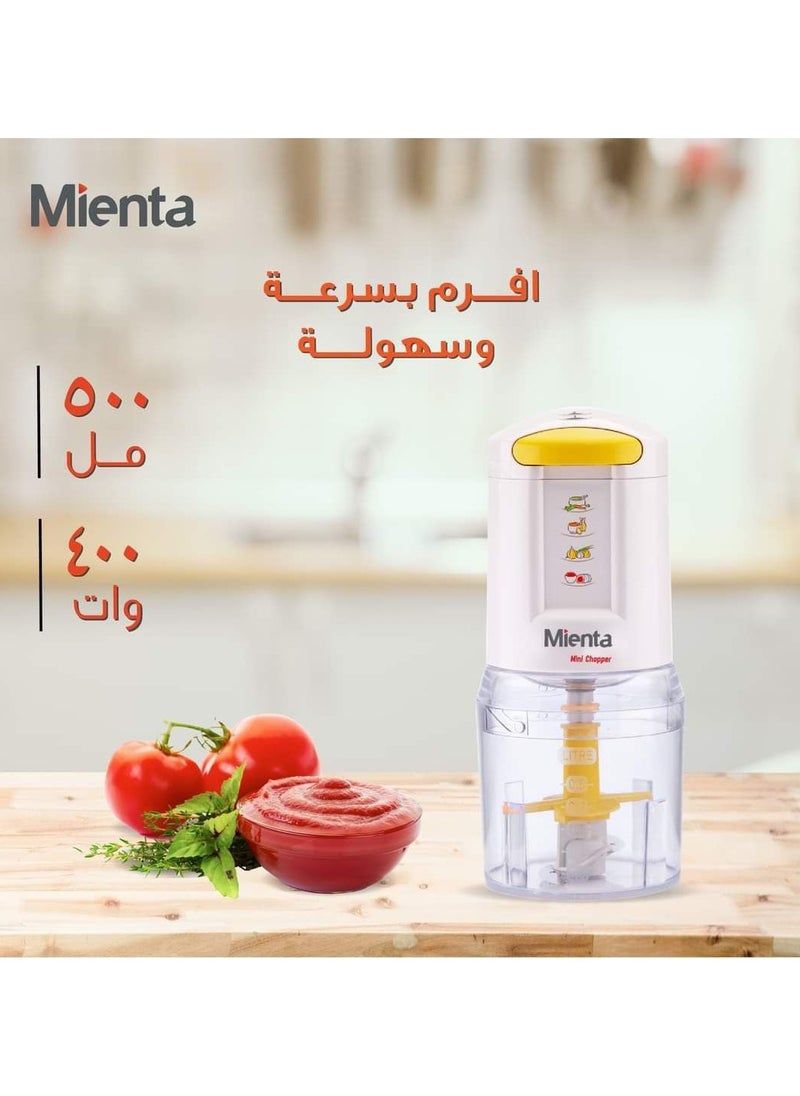 ميانتا قطاعه ميانتا 400 وات بسعة 500 مل، شفرات رباعيه الموديل: CH-174 أبيض  - Image 2
