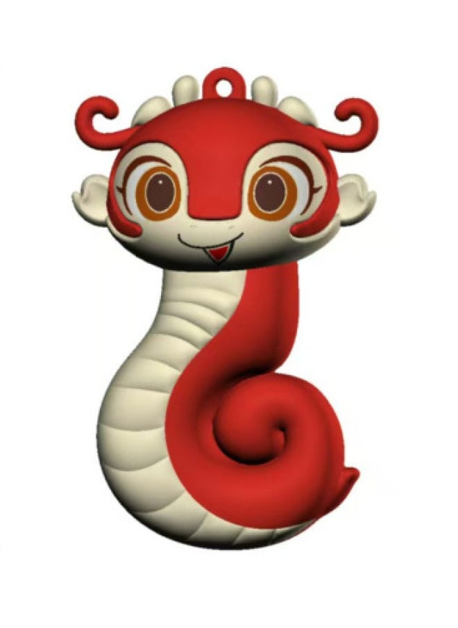 Generic - Year Of The Snake Zodiac U Disk Enterprise IP Image Doll Hand Accompanied Cartoon USB High Speed IP Image Doll U Disk Wholesale-Color:[zodiac Gift] Cartoon Doll U Disk - Invoice Can Be Issued - Data Can Be Copied-Capacity:USB2.0 128MB - Image 1