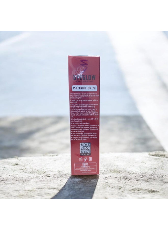 Dyeglow Cherry Hair color No Ammonia Black Cream,Innovative Hair Dying Technology,Lead Free Non-Toxic No Stimulation,No Towel,No Scalp,No Collar 500+500g - Image 3