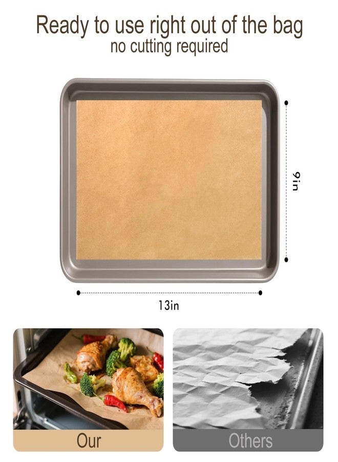 Putmhim 200 Pcs 9x13 Inches Unbleached Parchment Paper, Precut and Non-Stick Parchment Paper Sheets for Baking, Oven, Pan Cooking - Image 2