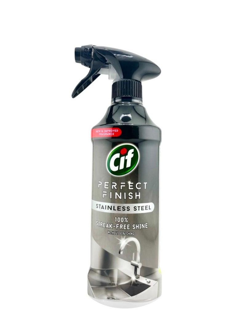 سى اى اف CIF PERFECTFINISH ستانلس ستيل 100% STREAK - لمعان خالٍ من الخدوش 435 مل - Image 1