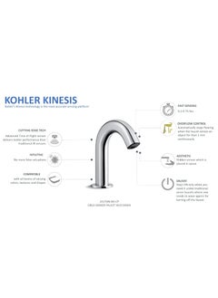 Kohler KOHLER Oblo Touchless Faucet, Without Drain (Chrome Finish)  - Image 2