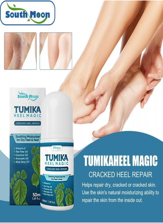 SOUTH MOON - Heel care cream, containing vitamin E and shea butter, suitable for people with dry and cracked heel skin or those who wear high heels for a long time, 50ml. - Image 1