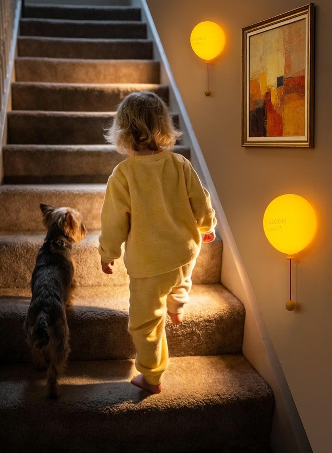 Fuloon Night Light, Balloon Wall Light Rechargeable Bedroom Night Lamp with Timer, Silicone Soft Hallway Lighting for Nursery, Boys, Girls, Children 1 Pc - Image 5