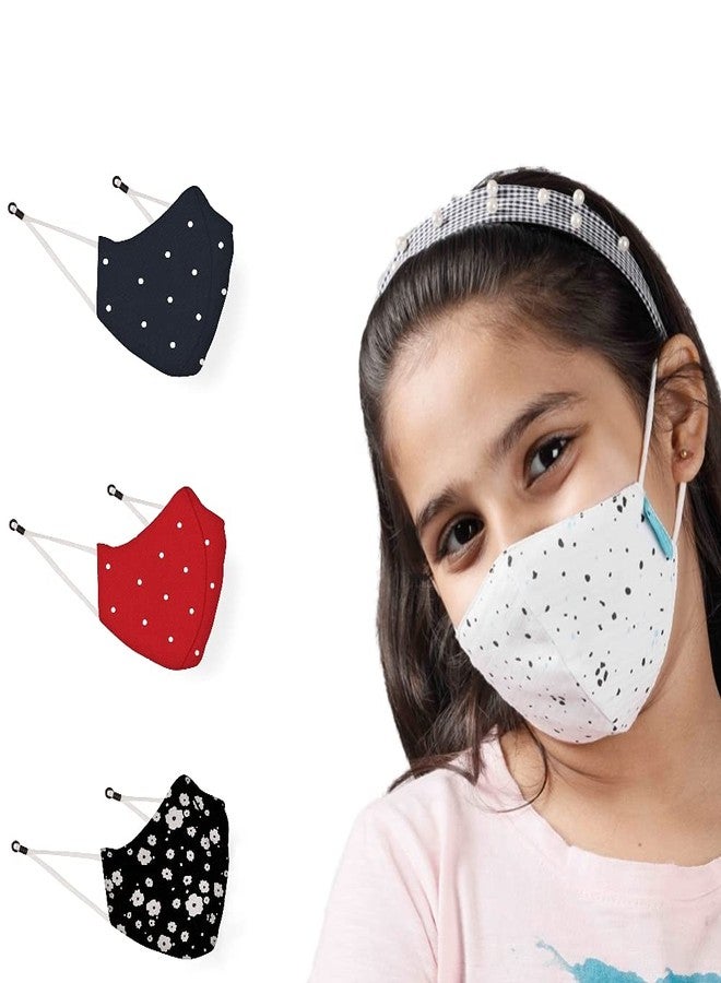 MAPLE MP-21 Face Mask for Kids | Reusable and Washable | 3 Layer Filtration | Anti Pollution | Cotton Protective kid Mask | Fashionable for Girl Boys Unisex (20, Kids Age 3-6 Years) - Image 1