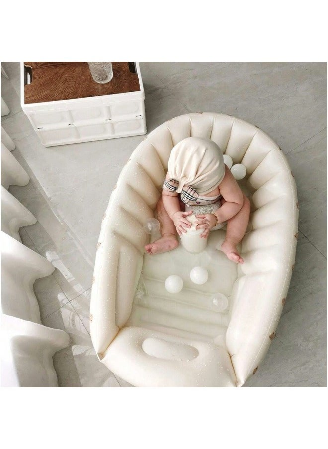 Baby Inflatable Bathtub for Babies 3-36 Months with Built in Air Pump, Infant Newborn to Toddler Bath Tub Portable Travel Shower Basin - pzsku/Z85D4FD7708B22F04D119Z/45/_/1715761414/3ce62fba-09d4-4475-b79f-ca9f0e872410