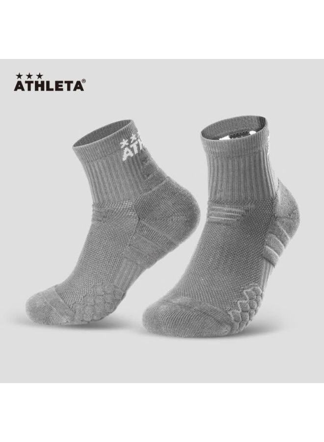 Athleta Sports Socks Uni Running Training Sweat-absorbent Terry Sole Professional Sports Socks Gray - Image 4