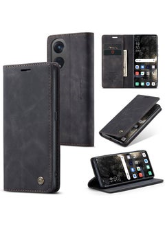 CaseMe Case Suitable for OPPO Reno 8T 5G PU Leather Case Hidden Bracket Magnetic Adsorption Flip Wallet Cover  - Image 1