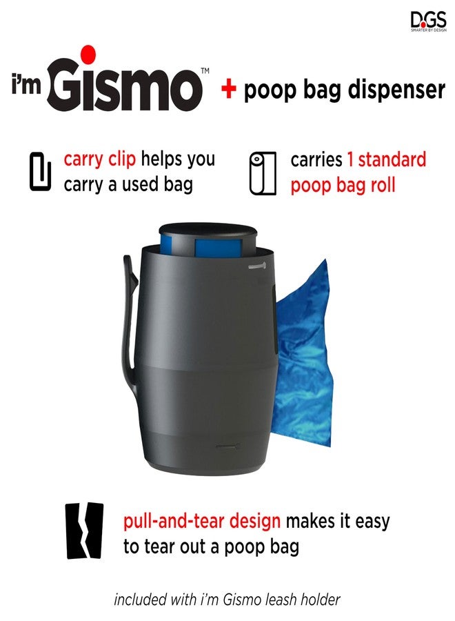 Dog Gone Smart I'm Gismo- Handle with Poop Bag Dispenser Lime Green - Image 3