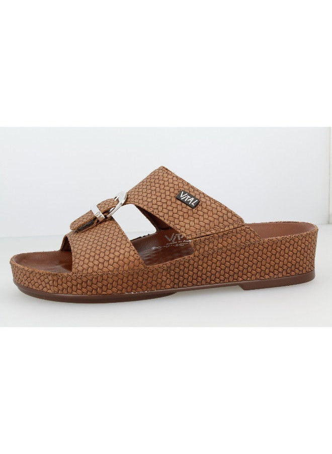 VITAL 148-1017 Vital Mens Sandals Vitallo Country 74007B41591 Tabak  - Image 1