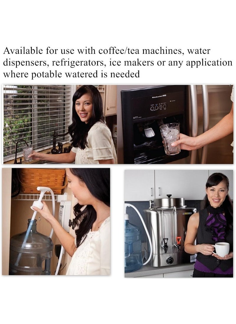 TDRFORCE - TDRFORCE bottled water system with single water inlet bottled water dispenser one tube for refrigerator ice-maker coffee brewer 3.8l High pressure Pump - Image 1
