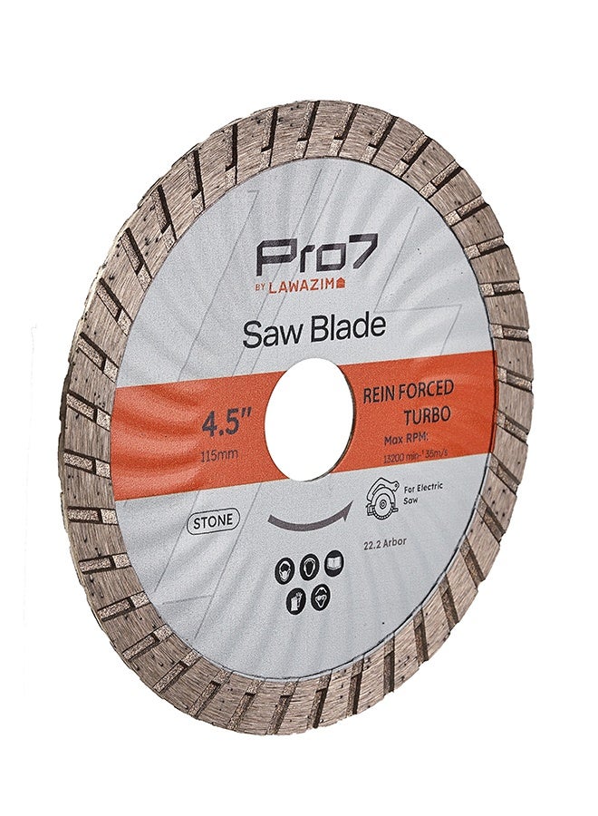 LAWAZIM Pro7 Saw Blade 4.5inch for fast cutting Saw Blade Tile Blades Cutting Disc Wheel for Cutting Porcelain Tiles Granite Marble Ceramics  - Image 4