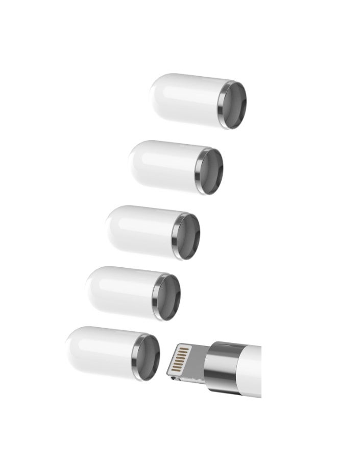 [5 قطع] أغطية مغناطيسية لقلم أبل الجيل الأول، أغطية واقية بديلة - Image 1