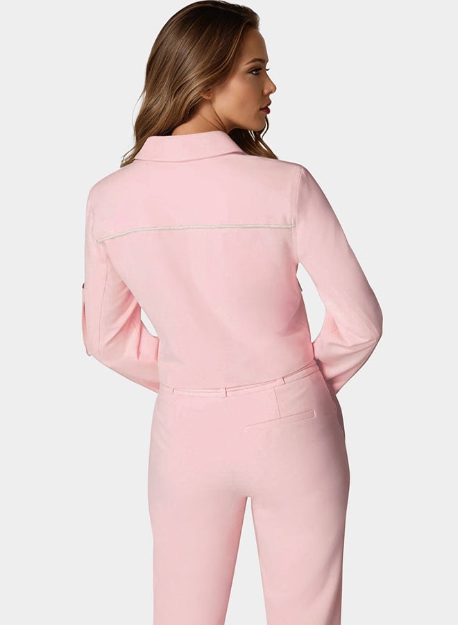bebe Embellished Bomber Jacket  - Image 4
