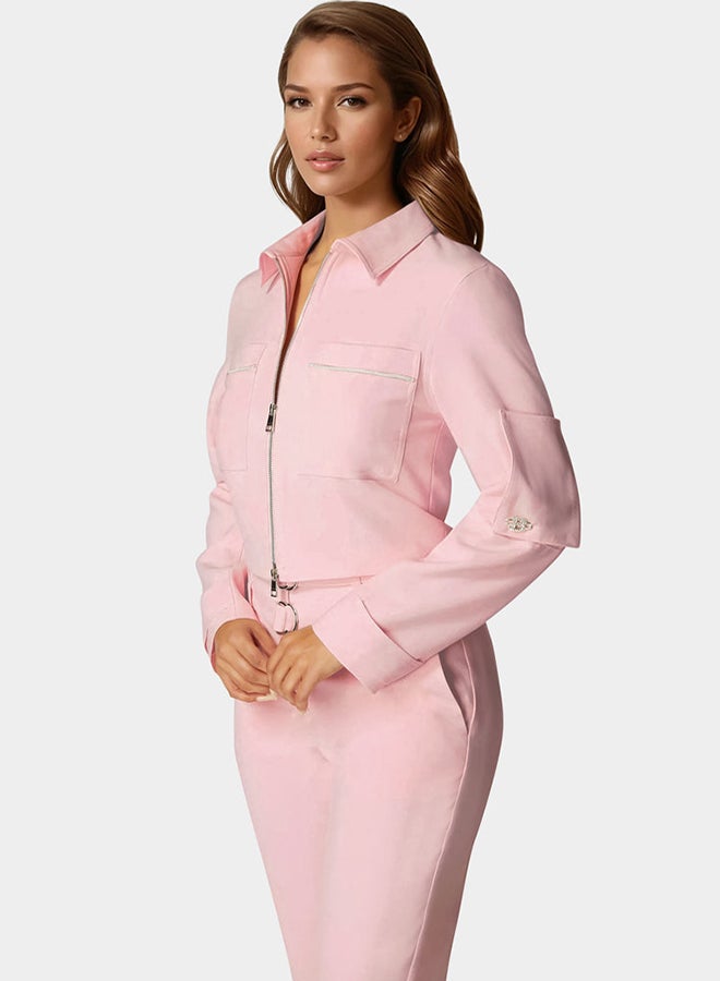 bebe Embellished Bomber Jacket  - Image 3