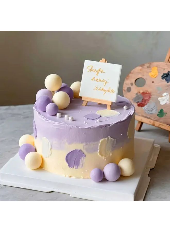 21pcs Mixed Color Cake Decorating Balloons Cupcake Insert Baking Party Decoration - Image 3