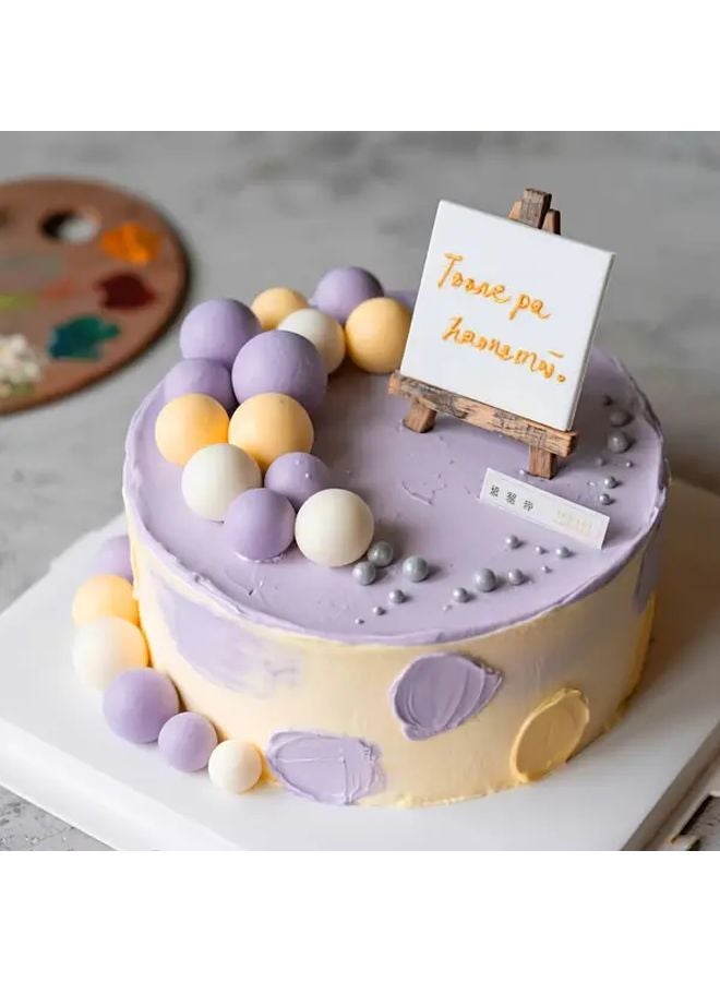 21pcs Mixed Color Cake Decorating Balloons Cupcake Insert Baking Party Decoration - Image 4