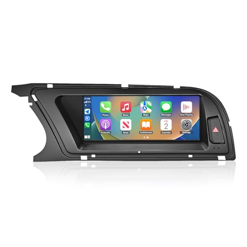 NINETOM 8.9" Touchscreen Wireless CarPlay Android Auto Multimedia Receiver Compatible with Audi A4 MMI 2G (2009–2015), Supports Mirrorlink, Camera, Navigation - Image 1