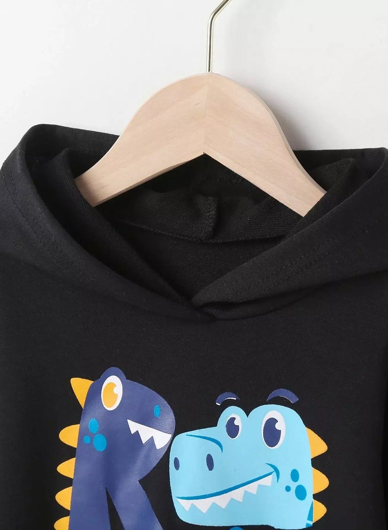 Toddler Boys Cartoon Graphic Hoodie  - Image 3