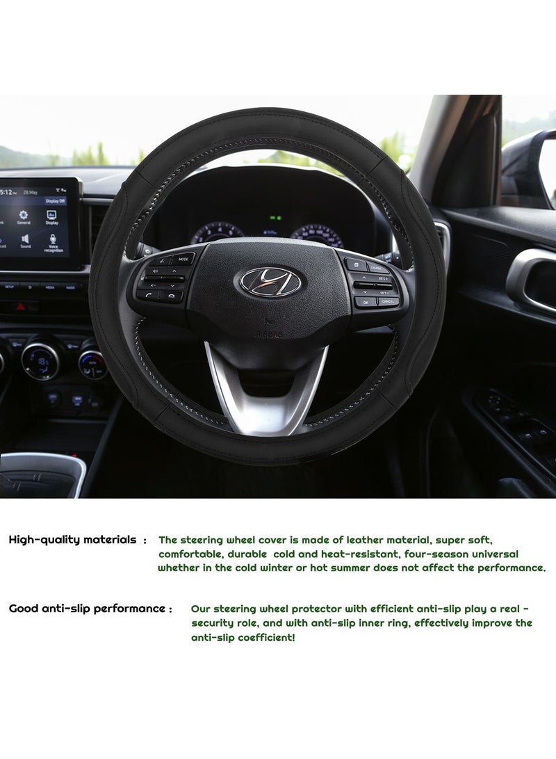 3XR Car Steering Cover Good Grip Steering Wheel Cover Decoration For Universal Cars 3XR-J2146 - Image 5