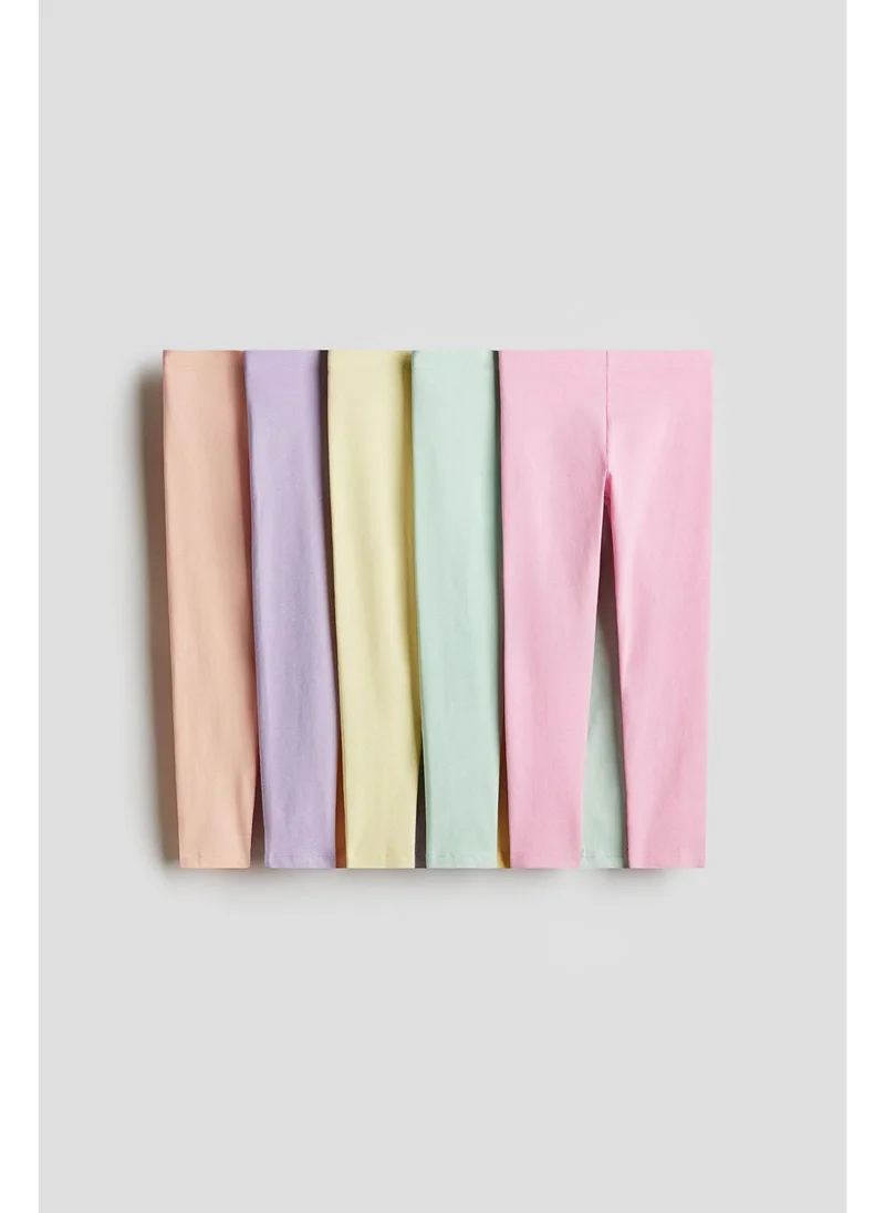 اتش اند ام 5-pack jersey leggings