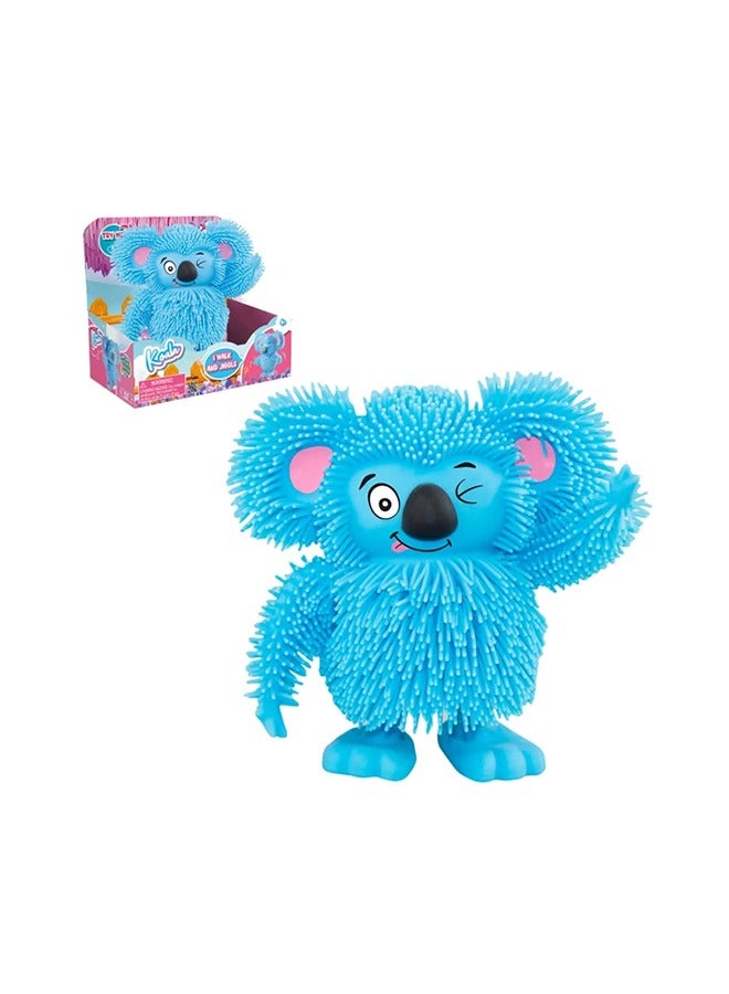 EOLO Jiggly Pets Rubbery Walking Koala - Face Expressions Assorted - Image 1