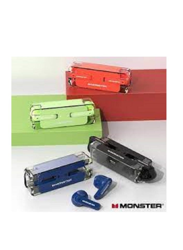 Monster XKT08 Wireless Bluetooth Earbuds Gaming Headphones Deep Bass Low Latency Game Headset with Built-in Microphone For Gaming Noise Canceling Headsets - Image 4