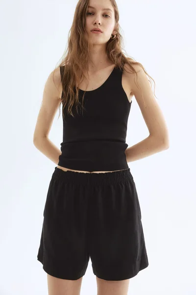 H&M Linen-blend shorts
