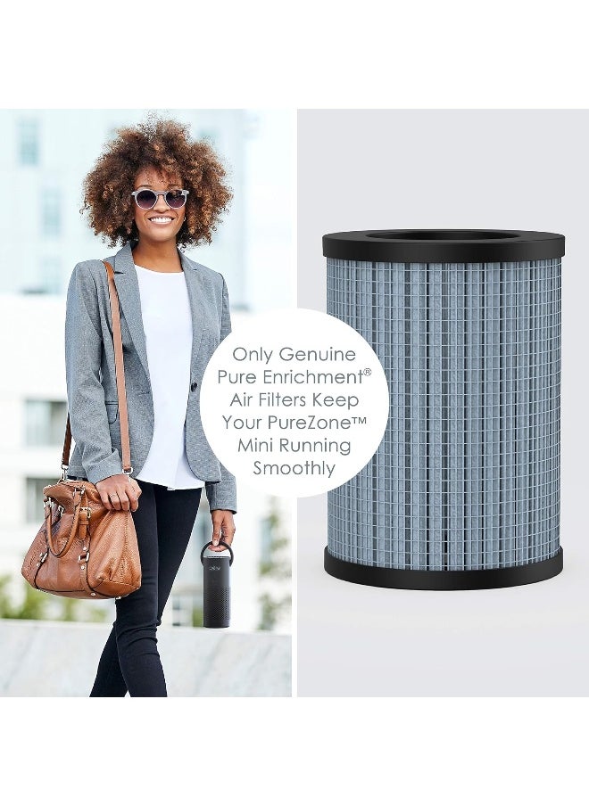 Pure Enrichment Pure Enrichment® Genuine 2-in-1 True HEPA Replacement Filter for the PureZone™ Mini Portable Air Purifier (PEPERSAP)  - Image 3