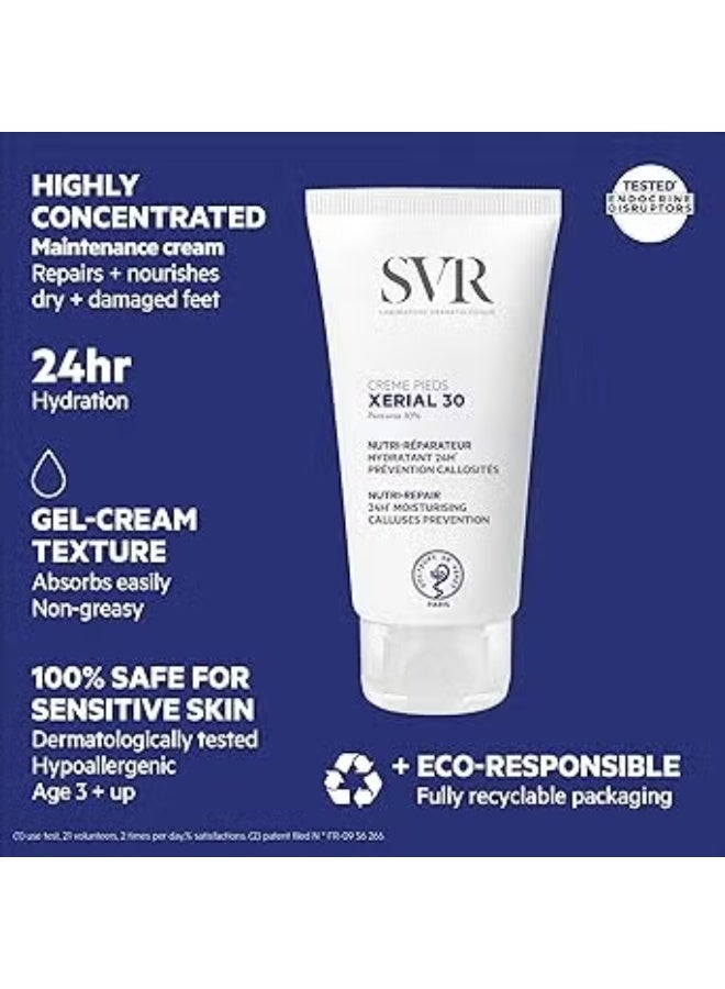 Svr Xerial Urea 30% Moisturising 24H Fragrance Free Foot Cream 50 ml - Image 5