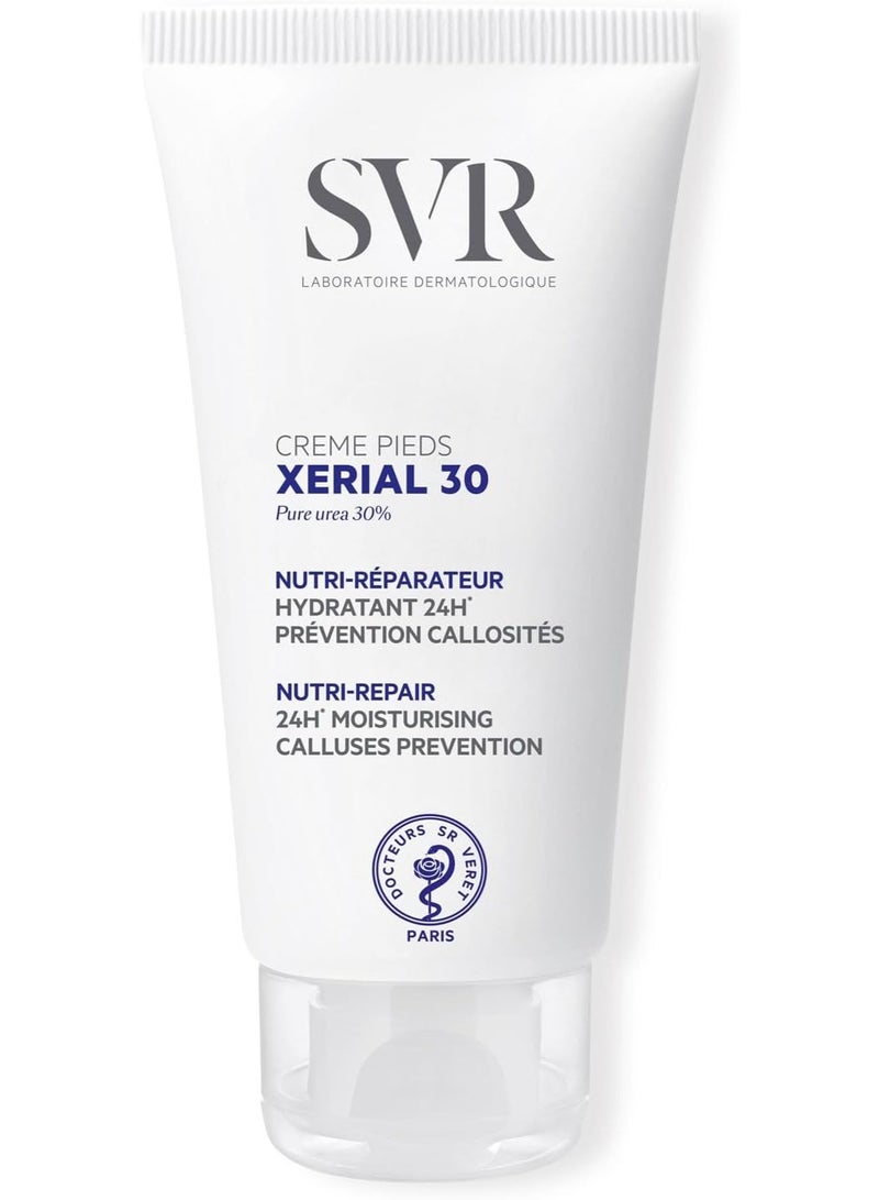Svr Xerial Urea 30% Moisturising 24H Fragrance Free Foot Cream 50 ml - Image 1