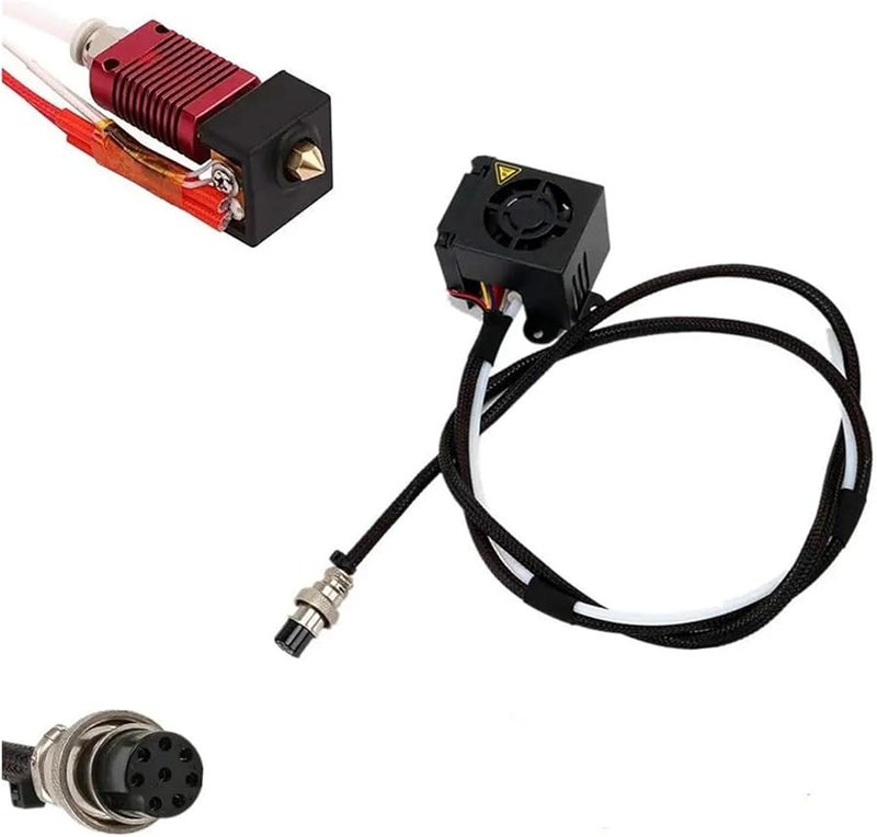 40W 12V Hotend Full Assembled Extruder Kit Compatible with Creality CR10 CR10S 3D Printer - Image 3