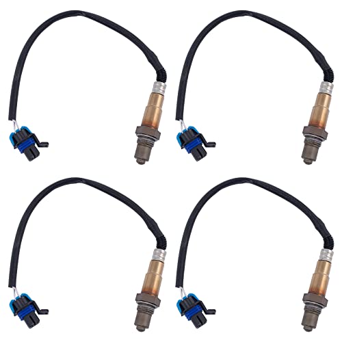 TRQ 4pc Oxygen O2 02 Sensor Upstream Downstream Set for Chevy GMC Buick - Image 1