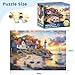 VOLUVOLU 1000 Pieces Puzzles for Adults Fall Seaside Puzzle Fishing Village Jigsaw Puzzles 1000 Pieces Creative Play Holiday Party Gifts Artwork Wall Home Decor Funny Puzzle for Adults 2820 in - Image 4