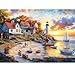 VOLUVOLU 1000 Pieces Puzzles for Adults Fall Seaside Puzzle Fishing Village Jigsaw Puzzles 1000 Pieces Creative Play Holiday Party Gifts Artwork Wall Home Decor Funny Puzzle for Adults 2820 in - Image 2
