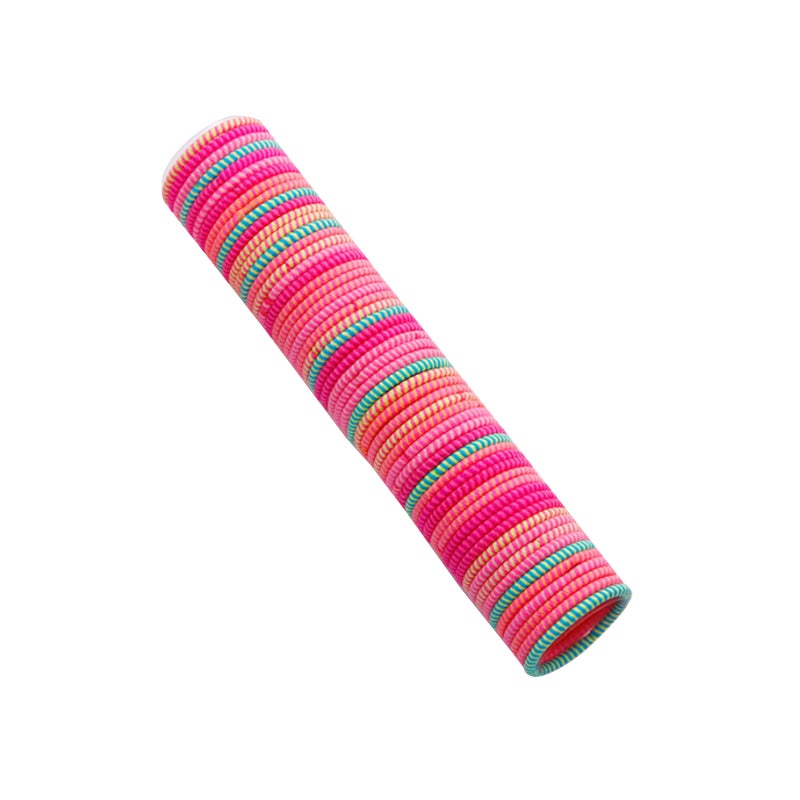Elastic Hair Loop 6 Inch Multicolor 50-Pack High Elasticity Smooth Nylon - No Scalp Pulling Hair Ties for Kids Adults Home Barber Shop Use - Image 1