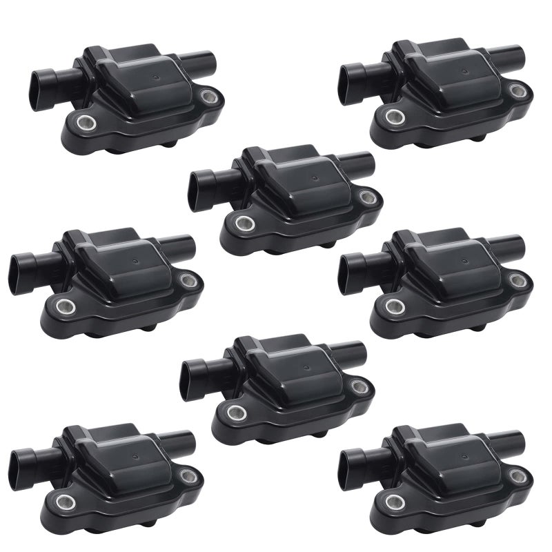 MANATEE 12611424 Ignition Coil Pack 8 PCS fit for Chevy GMC Cadillac Pontiac Silverado Tahoe Suburban Avalanche Yukon Escalade Trailblazer Grand Prix H3 V8 48L 53L 60L 62L D510C UF413 12570616