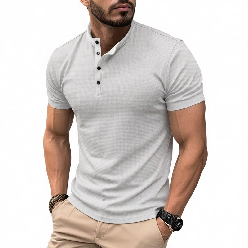 Men's Casual Outdoor Sports Short Sleeve Polo Shirt - Image 1