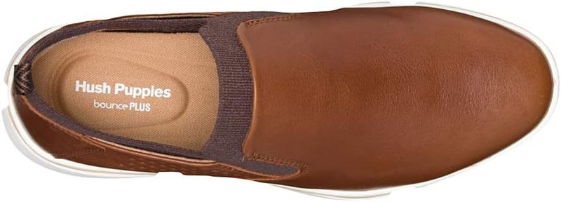 Hush Puppies أحذية سليب أون من جلد الكونياك - Image 5