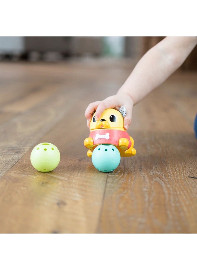 Lamaze - Crawl & Chase Pug Ball Popper Toy Includes Pug Ball Popper And 2 Baby Ball Toys Baby Tummy Time And Crawling Toys Baby Gifts For Ages 18 Months And Up - Image 1