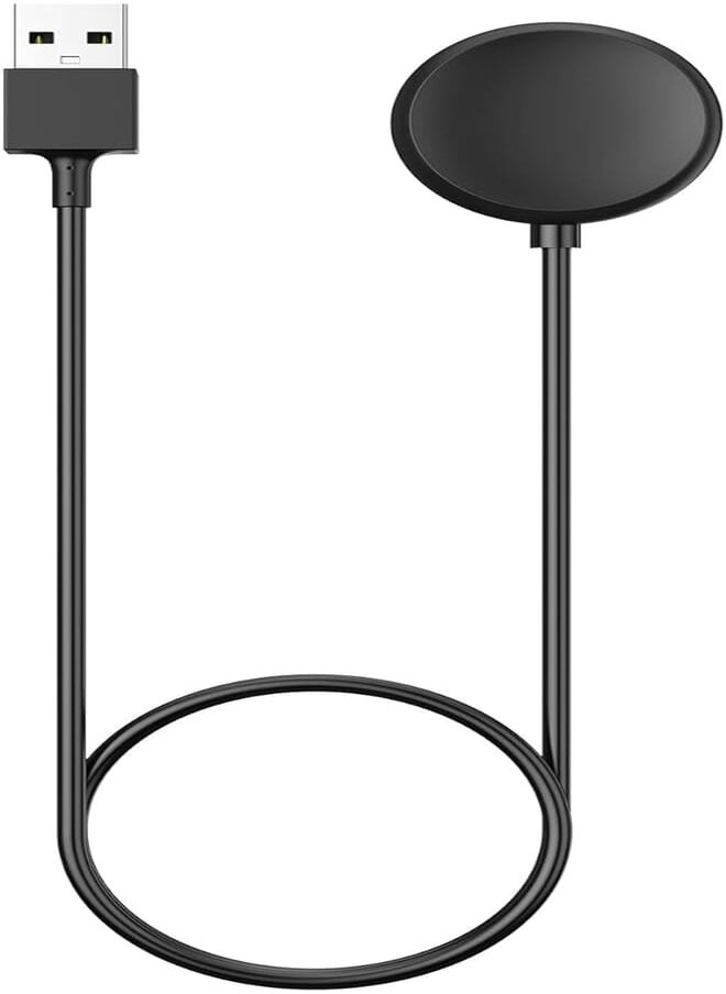 MoKo - MoKo Charger Compatible with Google Pixel Watch Smartwatch, Magnetic Replacement Charging Dock with 3.3FT/1M USB Charging Cable Cord, Black - Image 1
