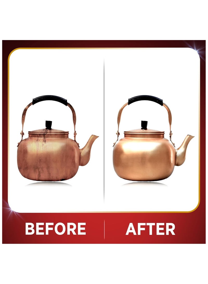 Brasso Liquid Metal Polish, Brilliant Shine, Brass, Copper, Pewter, Stainless Steel, Chrome, 200ml - Image 5