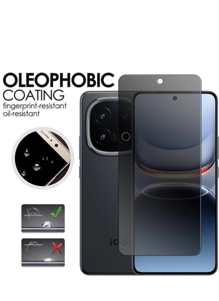 Generic - [2 Pack] Compatible with VIVO iQOO 13 5G Privacy Tempered Glass Screen Protector  Ultra HD Tempered Glass Film  Anti-Spy  9H Hardness  Anti-Scratch  Bubble Free - Image 1