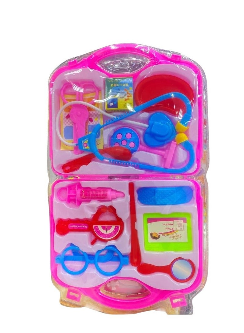 Rally Doctor Playset with Foldable Bag Doctor Playset Pretend Play Sets Doctor Playset Toy for Kids Boys Girls - Image 4