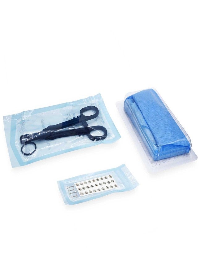 UAN Professional Sterile Body Piercing Kit - Disposable Sterilized Piercing Set for Ear, Nose, Navel Piercing (16G) - Image 1