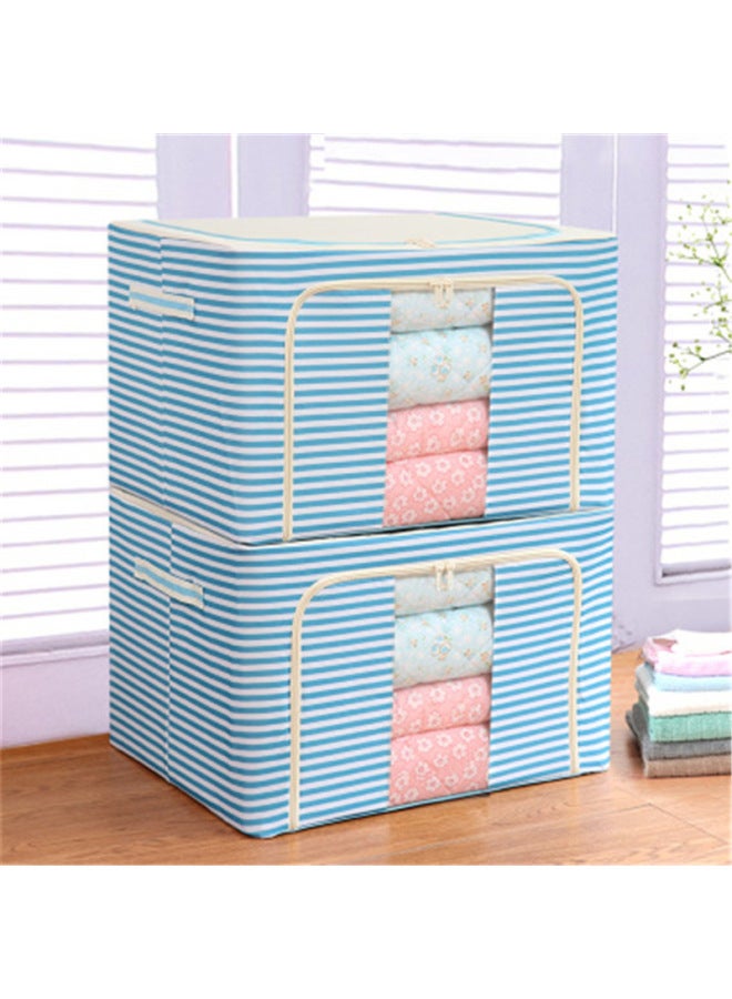 Oxford Cloth Steel Frame Folding Storage Box Waterproof Wear-resistant Environmental Protection Bainer Box Clothes Quilt Toy Storage Box - Image 2